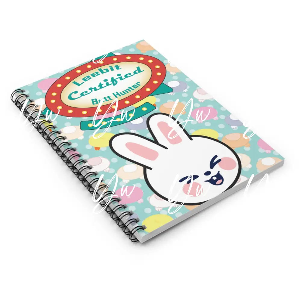 Spiral Notebook - "Leebit Certified Butt Hunter"