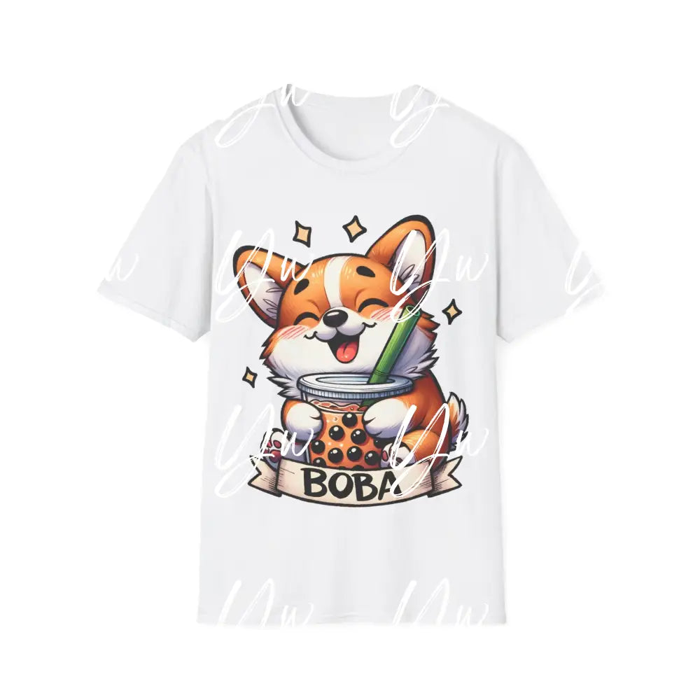 Corgi Boba T-Shirt - Yenni's Warehouse