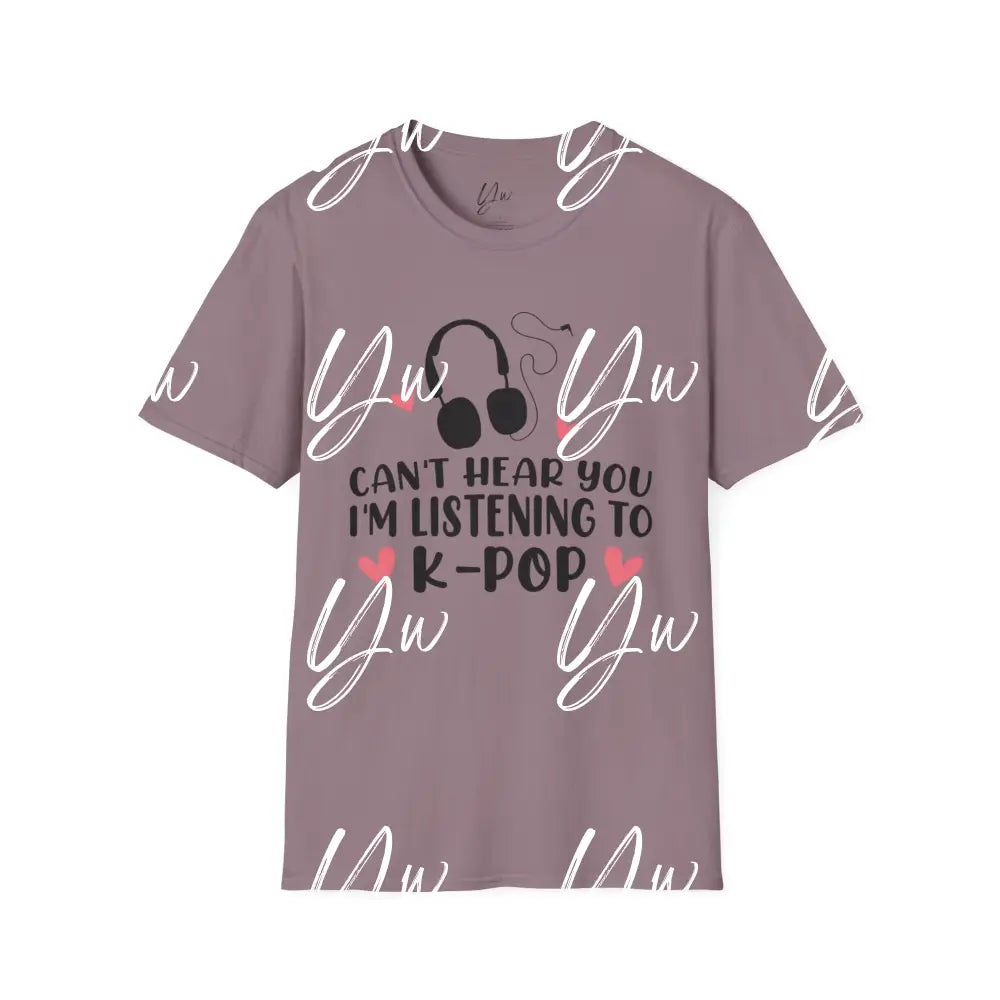 Listening to Kpop T-Shirt - Yenni's Warehouse