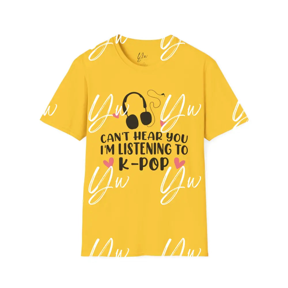 Listening to Kpop T-Shirt - Yenni's Warehouse