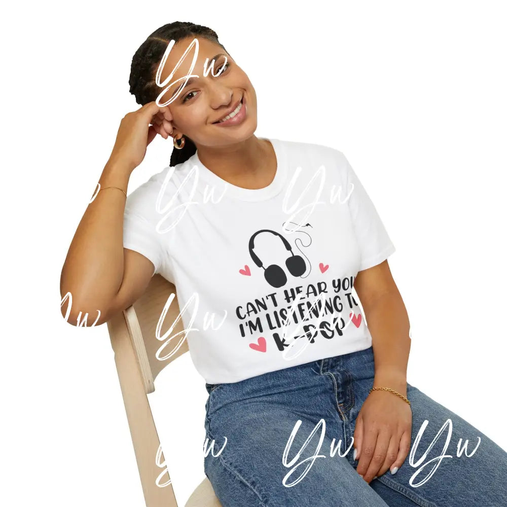 Listening to Kpop T-Shirt - Yenni's Warehouse