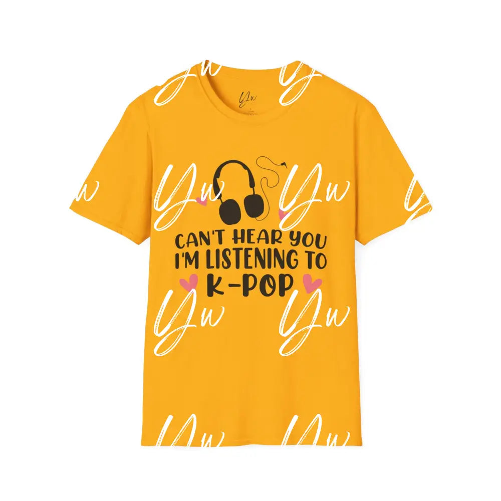 Listening to Kpop T-Shirt - Yenni's Warehouse