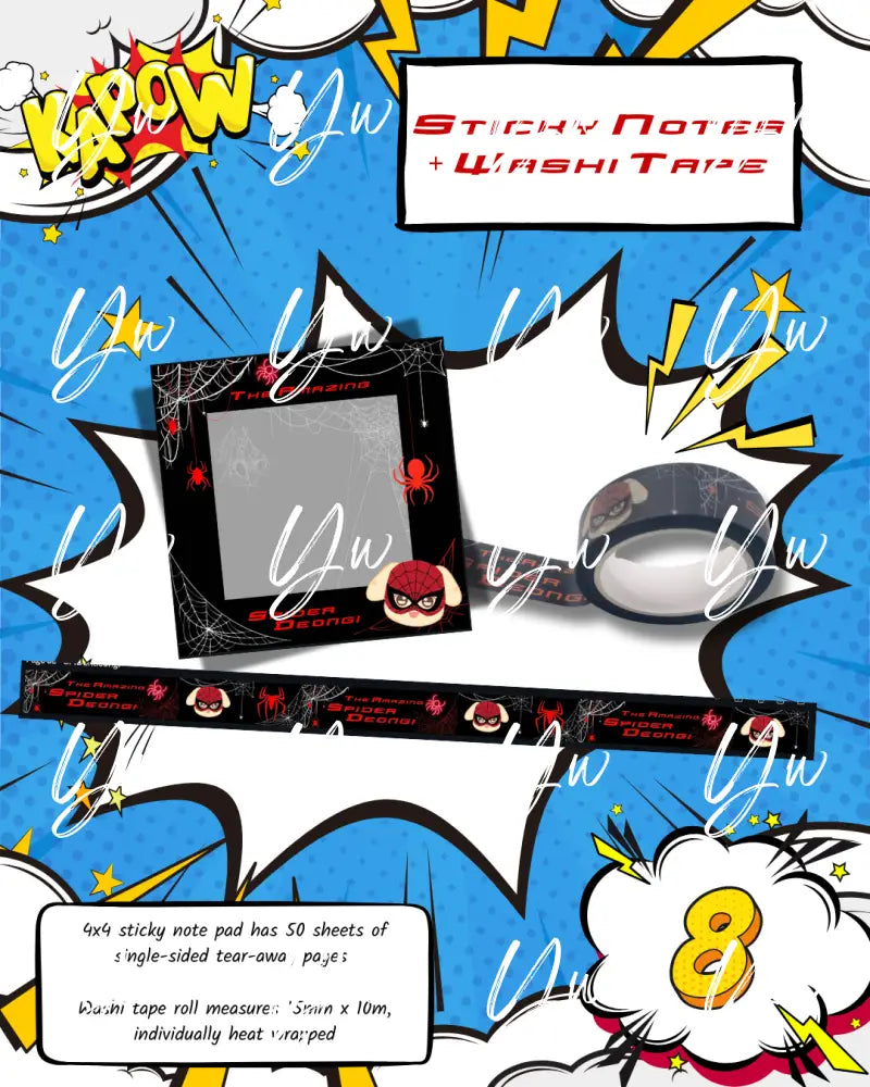 Spider TYUdeongi Stationery Set - Yenni's Warehouse