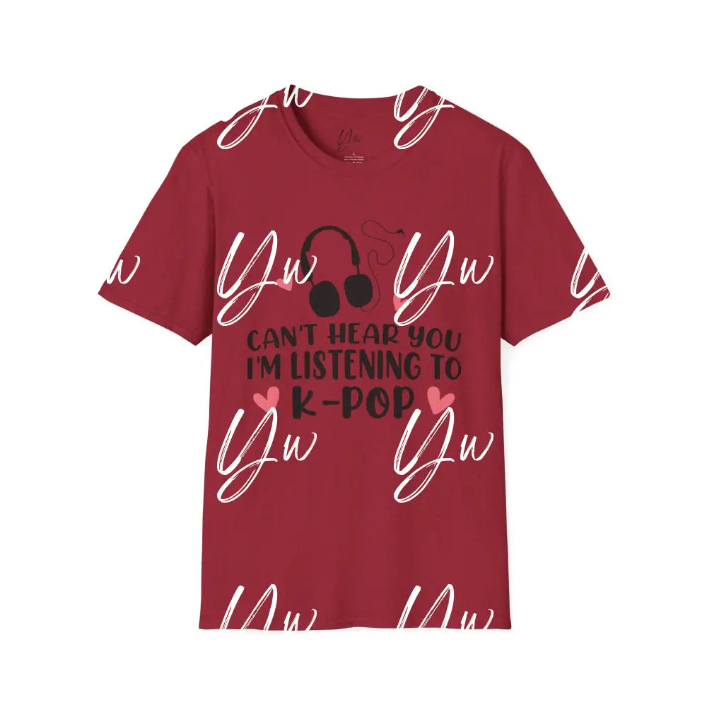 Listening to Kpop T-Shirt - Yenni's Warehouse