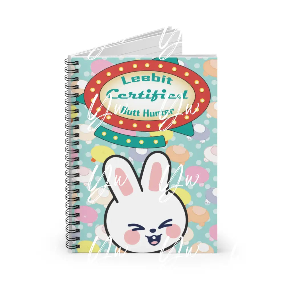 Spiral Notebook - "Leebit Certified Butt Hunter"