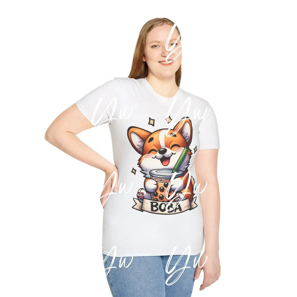 Corgi Boba T-Shirt - Yenni's Warehouse