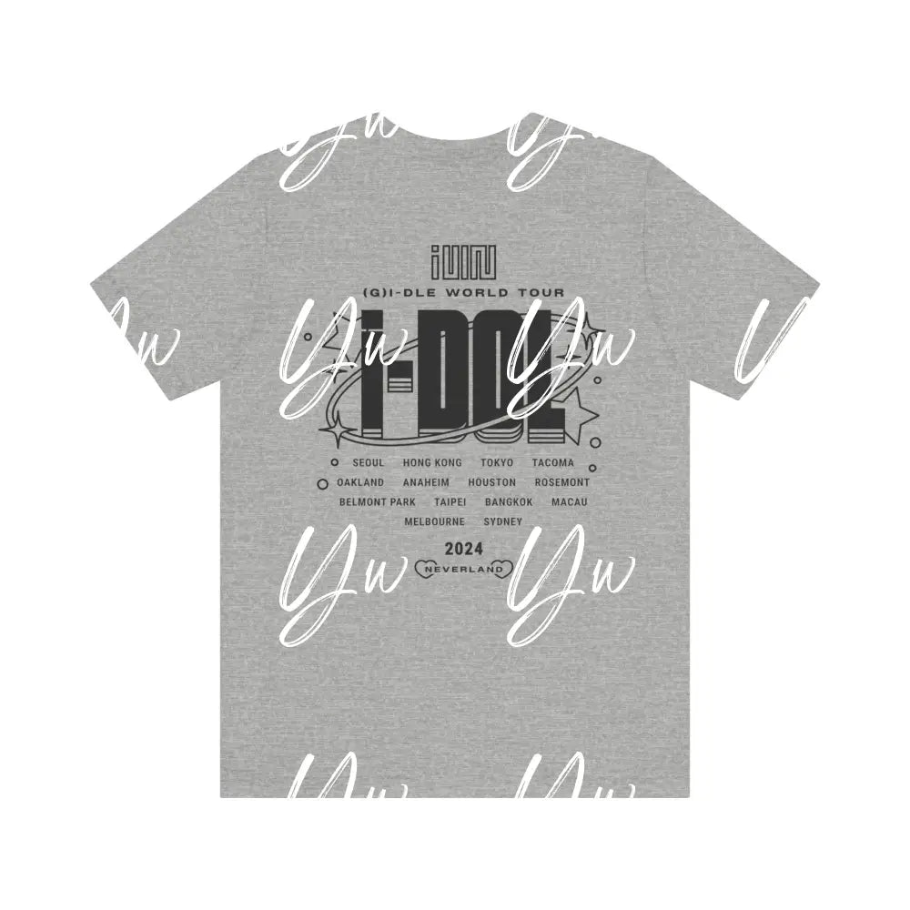 (G)I-DLE 2024 Tour Jersey Short Sleeve Tee