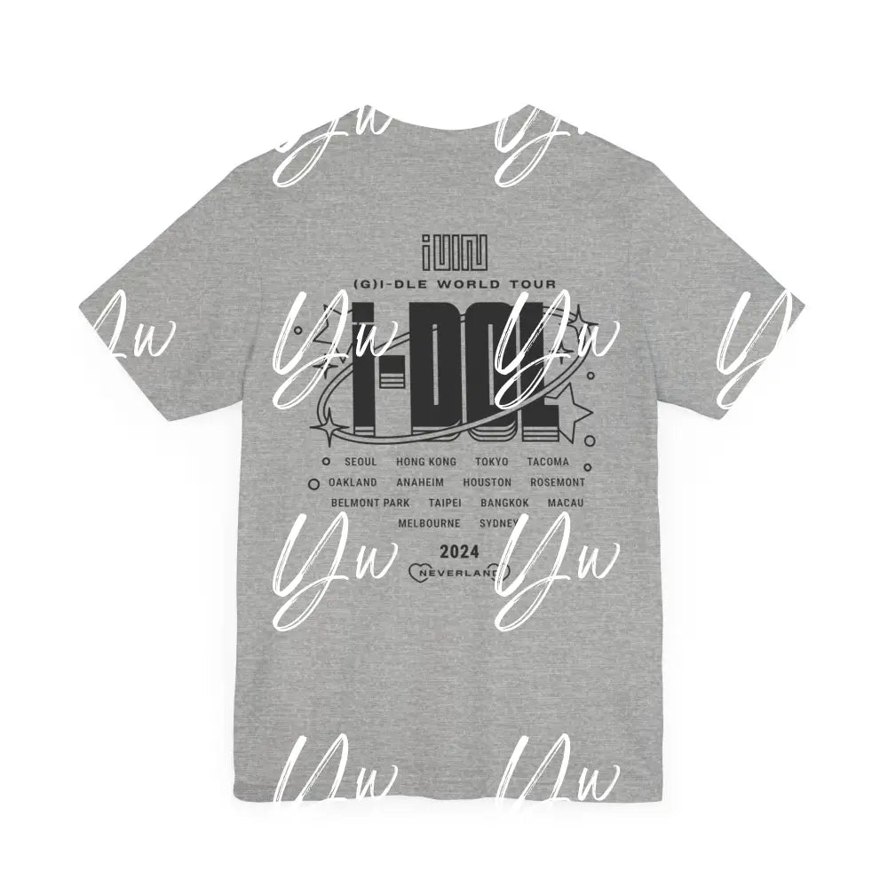 (G)I-DLE 2024 Tour Jersey Short Sleeve Tee