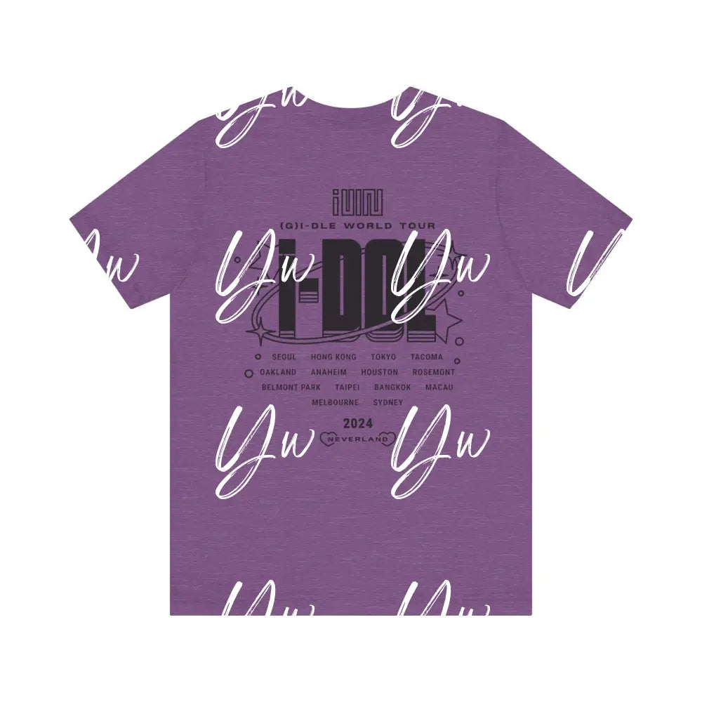 (G)I-DLE 2024 Tour Jersey Short Sleeve Tee