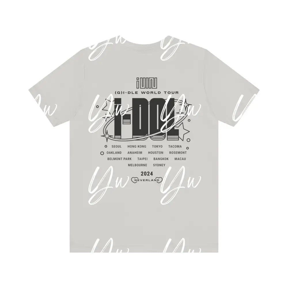 (G)I-DLE 2024 Tour Jersey Short Sleeve Tee