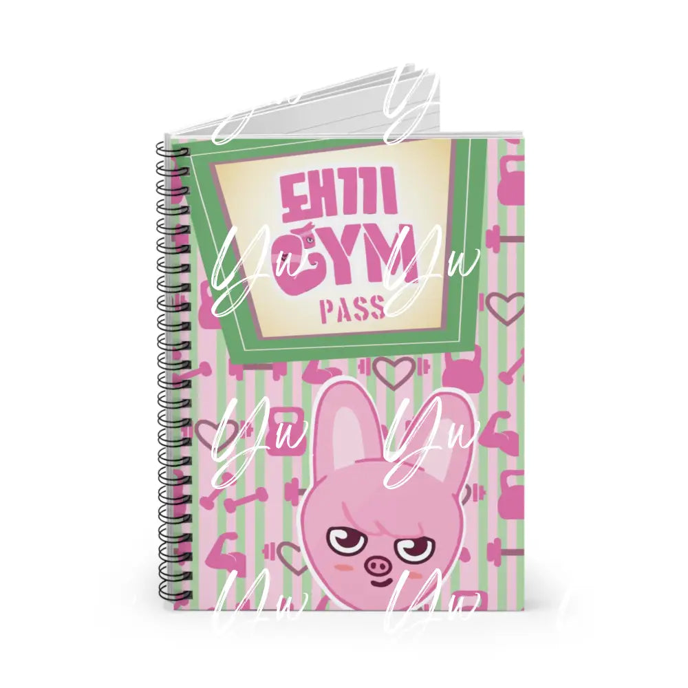Dwaekki Gym Spiral Notebook