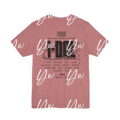 (G)I-DLE 2024 Tour Jersey Short Sleeve Tee