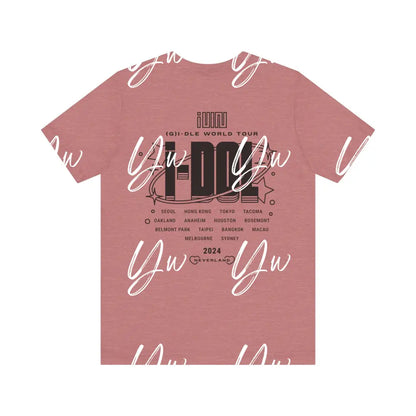 (G)I-DLE 2024 Tour Jersey Short Sleeve Tee