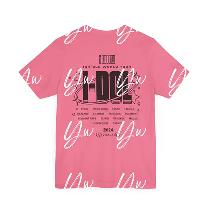 (G)I-DLE 2024 Tour Jersey Short Sleeve Tee