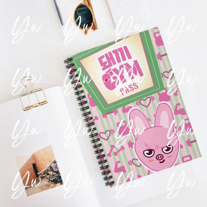 Dwaekki Gym Spiral Notebook