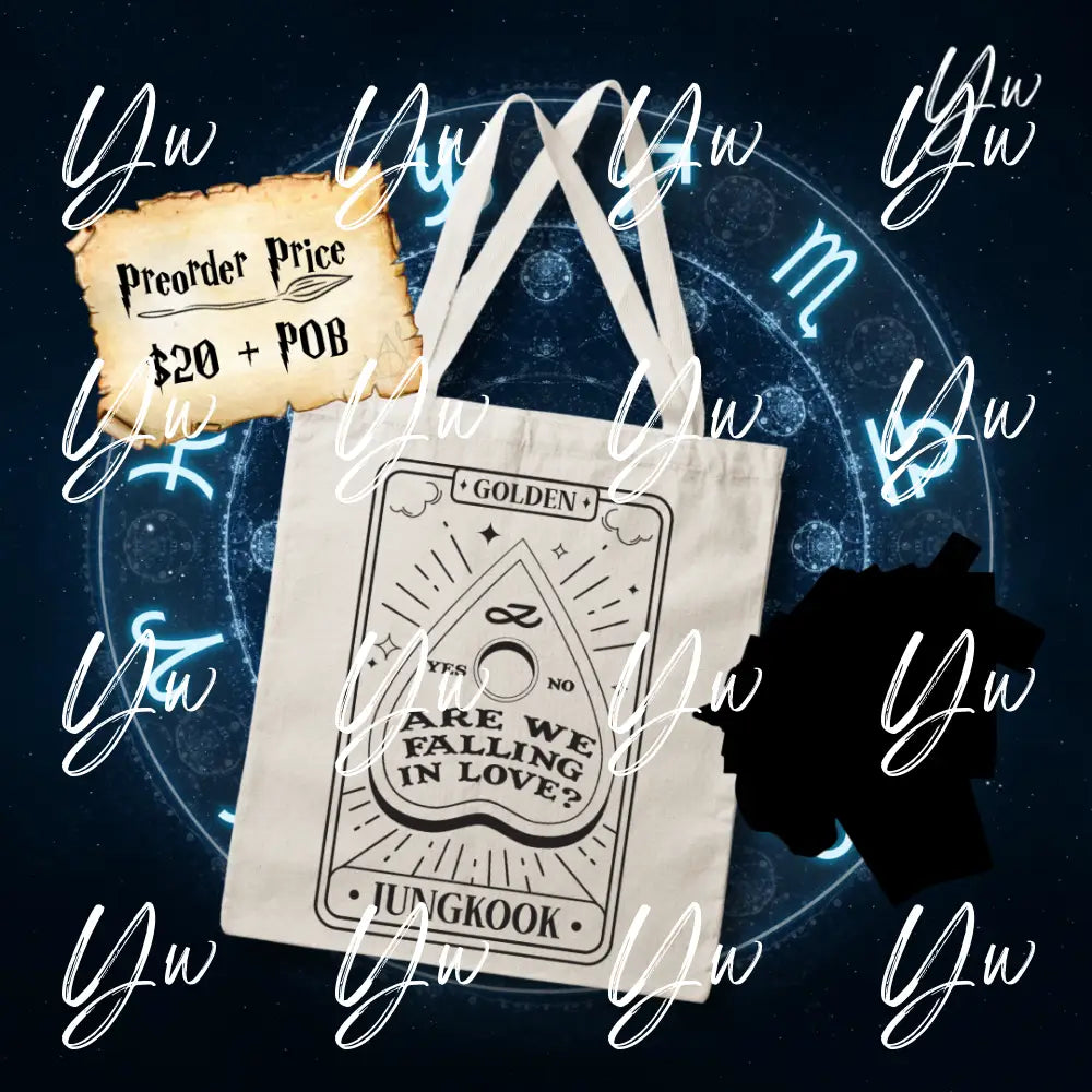 Jung Kook Tarot Card Canvas Tote