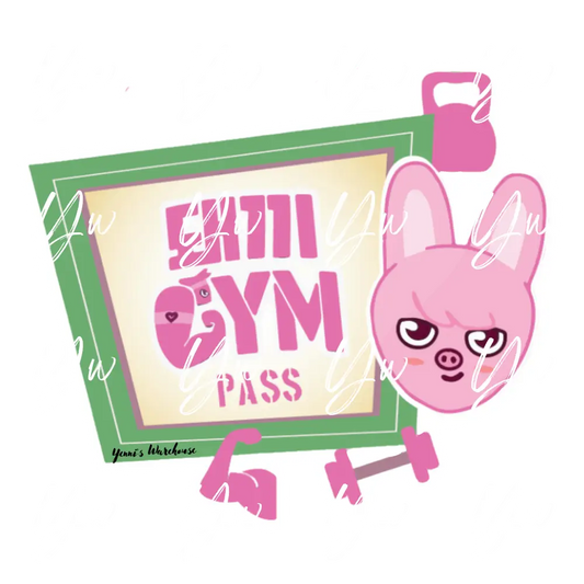 Dwaekki Gym Sticker