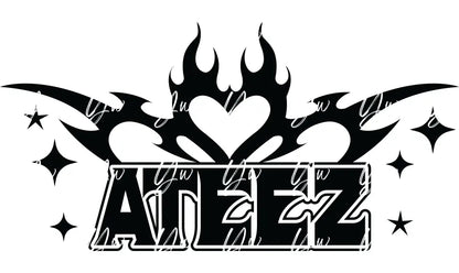 Ateez Member Decals